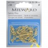 Milward Safety Pins 2117101 Gold 19, 22 & 28mm Brass