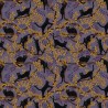 100% Cotton Digital Fabric Timeless Treasures Rosie Black Cats Autumn 112cm Wide