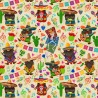 100% Cotton Digital Fabric Timeless Treasures Fun Celebration Gnomes 112cm Wide