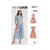 New Look Sewing Pattern N6777 Misses’ Dress and Jumpsuit with Lined Bodice