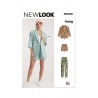 New Look Sewing Pattern N6780 Misses’ Relaxed Unlined Jacket, Shorts & Trousers
