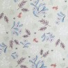 100% Cotton Fabric Nutex Meadow Floral Flowers Bird Nature Robin Sage 112cm Wide