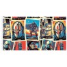 SALE 100% Cotton Printed Fabric Star Wars Mandalorian Trading Card Mando 110cm Wide