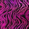 Nylon Spandex Fabric Cracked Zebra Print Foil Effect Dressmaking 150cm Wide