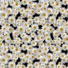 100% Cotton Digital Fabric Timeless Treasures Blooming Packed Daisies Flowers