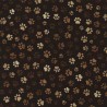 100% Cotton Fabric Timeless Treasures Dog Paw Prints Mud Muddy Paws 112cm Wide