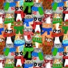 100% Cotton Digital Fabric Timeless Treasures Cats With Holiday Scarf Christmas