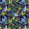 100% Cotton Digital Fabric Timeless Treasures Blue Jay Birds Branches 112cm Wide