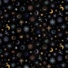 100% Cotton Digital Fabric Timeless Treasures Celestial Stars Moon Night Sky Sun