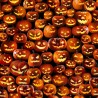 100% Cotton Digital Fabric Timeless Treasures Halloween Packed Jack O'Lanterns