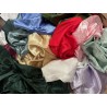 500G Bulk Sale Silky Satin Fabric Material Roll Ends Off Cuts