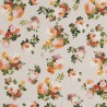 SALE Cotton Rich Linen Look Fabric Mini Floral Flowers Upholstery 140cm Wide