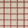 SALE Cotton Rich Linen Look Fabric Tartan Hearts Squares Upholstery 140cm Wide