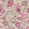 SALE Cotton Rich Linen Look Fabric Pretty Floral Flowers Upholstery 140cm Wide