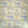 Linen Viscose Blend Fabric Superior Softness Summer Floral Flower 142cm Wide