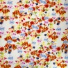 Linen Viscose Blend Fabric Superior Softness Cece Floral Flower 142cm Wide