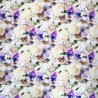 Linen Viscose Blend Fabric Superior Softness Gracie Floral Flower 142cm Wide