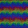 Cotton Jersey Fabric Dragon Scales Fantasy Rainbow 150cm Wide