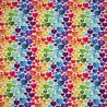 Cotton Jersey Fabric Love Hearts Rainbow Valentine 150cm Wide