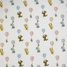 Cotton Jersey Fabric Winnie The Pooh Piglet Tigger 150cm Wide