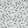 100% Cotton Double Gauze Printed Fabric Lightweight Dijon Leaf Leaves 132cm Wide