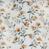 100% Cotton Double Gauze Printed Fabric Lightweight Nantes Floral 132cm Wide