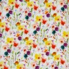 100% Cotton Double Gauze Printed Fabric Lightweight Grenoble Floral 132cm Wide