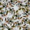 100% Cotton Double Gauze Printed Fabric Lightweight Lorient Leaves 132cm Wide