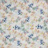 100% Cotton Double Gauze Printed Fabric Lightweight Orleans Floral 132cm Wide