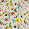 100% Cotton Double Gauze Printed Fabric Lightweight Troyes Floral 132cm Wide