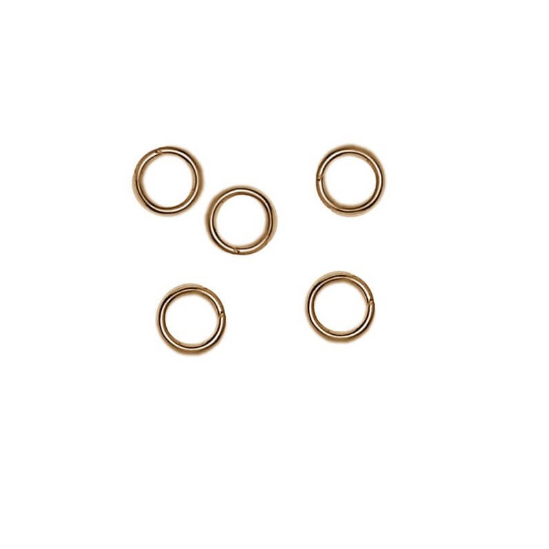 5mm Split Rings Jewellery Making Accessories Pack Of 30