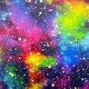 Cuddle Fleece Super Soft Luxury Quality Fabric Galaxy Space Astronomy 150cm Wide