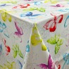 100% PVC Vinyl Printed Pattern Tablecloth Fabric Beautiful Butterfly 140cm Wide