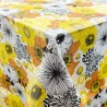 100% PVC Vinyl Printed Pattern Tablecloth Fabric Retro Flowers Floral 140cm Wide