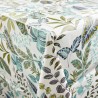 100% PVC Vinyl Printed Pattern Tablecloth Fabric Botanist Leaves 140cm Wide