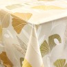 100% PVC Vinyl Printed Pattern Tablecloth Fabric Fan Leaves Plants 140cm Wide