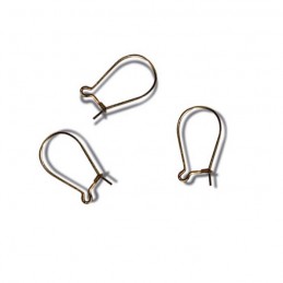 Jewellery Making Ear Wires Kidney Hoop: 3 Pair Pack