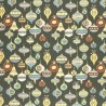 100% Cotton Poplin Fabric Christmas Baubles Xmas Festive Ornaments 147cm Wide