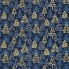 100% Cotton Poplin Fabric Christmas Trees Xmas Festive Fir Pine Tree 145cm Wide