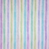 100% Cotton Fabric Nutex Nursery Balloons Stripe Multi Colour Rainbow 112cm Wide