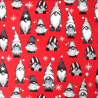 French Terry Cotton Jersey Fabric Gnomes Gonks Christmas Festive 140cm Wide