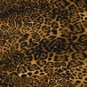 100% Cotton Poplin Fabric Rose & Hubble Leopard Animal Skin Print Safari