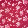 100% Japanese Cotton Fabric Nutex Shintai Butterflies Flower Metallic 110cm Wide