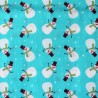 Polycotton Fabric Christmas Festive Snowmen Xmas Seasonal Characters 112cm Wide