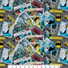 SALE 100% Cotton Fabric Camelot DC Comics Batman Collage Comic Book