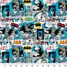 SALE 100% Cotton Fabric Camelot DC Comics Batman Action Comic Book Story