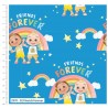 SALE 100% Cotton Fabric CoComelon Friends Forever Rainbow Stars