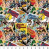 SALE 100% Cotton Fabric Camelot DC Comics Wonder Woman WW Comic Stack Toss