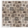 SALE 100% Cotton Fabric The Lord of The Rings Icons Fantasy Movie Hobbit 110cm Wide