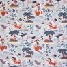 100% Cotton Fabric Nutex A Pirates Adventure Islands Sharks Parrots 112cm Wide